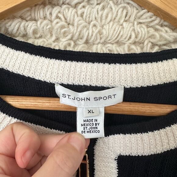 St. John Sport Zipper Knit Cardigan - Picture 3 of 8